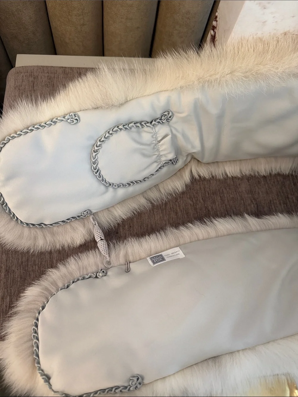 SAGA FOX FUR WRAP